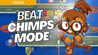 How to Beat CHIMPS Mode Hard on Cargo  BTD6 Strategy [upl. by Torin]