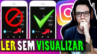 Como VER MENSAGEM no Instagram e NÃO APARECER VISUALIZADA [upl. by Jacenta]