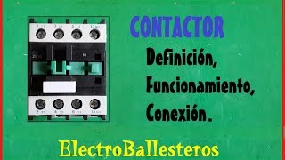 Contactor que es y como funciona [upl. by Aiki]