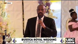 Gen Muhoozi Kainerugabas speech at Kyabazingas Royal Wedding  Igenge Palace Jinja City [upl. by Ama]