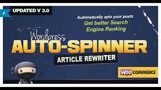 Wordpress Auto Spinner Articles Rewriter [upl. by Ursel]