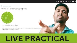 Test IO Visual and content bug report live practical [upl. by Tuneberg]