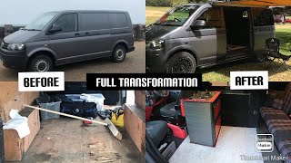 Volkswagen 4x4 Camper Conversion Build Start to Finish [upl. by Sherilyn510]