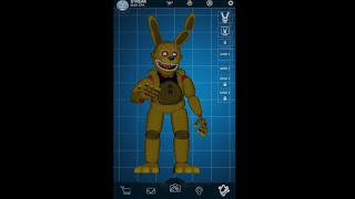 BlenderFNaF ar ITP Spring Bonnie Workshop Animation [upl. by Marolda675]