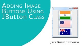 Java Swing Tutorials  Adding Image Buttons Using JButton Class [upl. by Retsim]