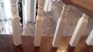 Securing banister spindles [upl. by Clymer892]