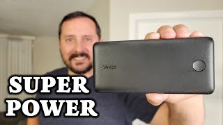 Anker Portable Charger PowerCore Essential 20000mAh Power Bank with PowerIQ Technology [upl. by Ycak]