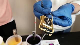 Coating an Applewatch in Real 24K GOLD [upl. by Arvonio]