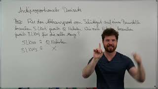 Antiproportionaler DREISATZ Schüttgut Beispiel Antiproportionaler Dreisatz einfach erklärt Mathe [upl. by Antoinetta]