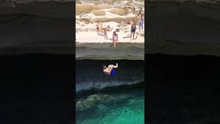 🔥WATCH Craziest Cliff Jump Ever Seen [upl. by Nylesoj]