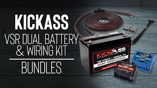 KickAss VSR Dual Battery amp Wiring Kit Bundles  Everything You Need [upl. by Anirdna]