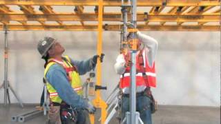 Forming Concrete Floors  Dokaflex S flexible hand set formwork system for floor slabs [upl. by Ahseneuq]