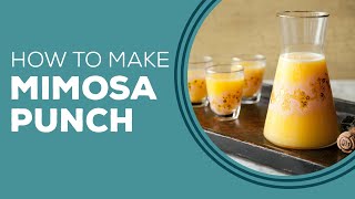 Mimosa Punch Recipe by Paula Deen  Blast from the Past [upl. by Tull128]