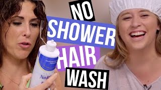 4 Ways to Wash Your Hair Without Showering Beauty Break [upl. by Babbie]