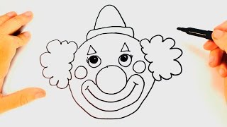 How to draw a Clown for kids  Clown Drawing Lesson Step by Step [upl. by Godred]