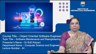 Software Maintenance and Reengineering by Dr BJD Kalyani [upl. by Ylam667]