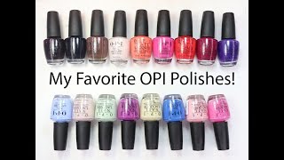 My Favorite OPI Polishes [upl. by Evangelia]