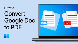 How To Convert Google Docs to PDF  Easy Guide [upl. by Mab]