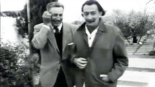 1957 Walt Disney Visits Salvador Dali in Spain  Walt Disney visita a Dalí en España  2 Genios [upl. by Anead]