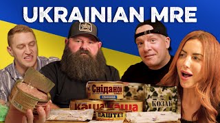 Americans Try Ukrainian MREs [upl. by Adneral]