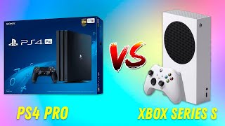 PS4 PRO vs XBOX SERIES S  Comparativo das especificações [upl. by Hgeilyak]