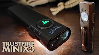 TRUSTFIRE  MINI X 3  LA TORCIA DA INVESTIGATORE GADGET [upl. by Nnylsaj]