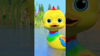 Three Little Ducks shorts viral popular trending kidscartoon kidsvideo ytshorts [upl. by Vaden]