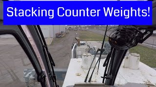 Tadano ATF 180g5 racking counter weight for the mobile crane [upl. by O'Donnell751]