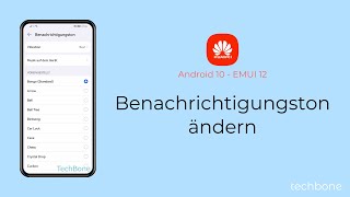 Benachrichtigungston ändern  Huawei Android 10  EMUI 12 [upl. by Namreg463]