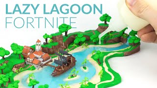 LAZY LAGOON amp Liquid Clay Fortnite Battle Royale – Polymer Clay [upl. by Hanus]