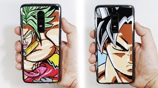 Cómo hacer fundas caseras para tu celularmóvil  DIY  Fundas de Dragon Ball [upl. by Nnyled884]