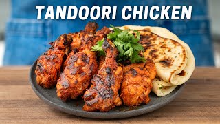 Takeout Tandoori Chicken w Fast Garlic Naan [upl. by Anaderol]