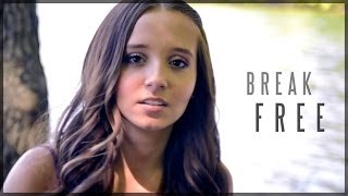 Break Free  Ariana Grande ft Zedd  Ali Brustofski Cover Music Video [upl. by Marylynne66]