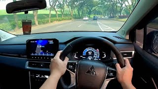 Driving POV MITSUBISHI NEW XPANDER CROSS PREMIUM 15 CVT 2022  Features City amp Highway Test Drive [upl. by Francklin]