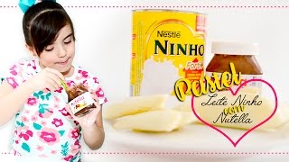 Pastel de Leite Ninho com Nutella [upl. by Neelrak]