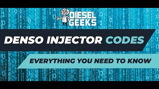 Denso Injector Codes  Everything you need to know short [upl. by Attelahs]