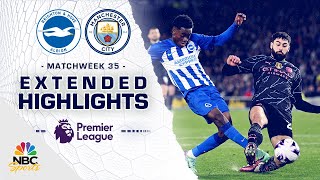 Brighton v Manchester City  PREMIER LEAGUE HIGHLIGHTS  4252024  NBC Sports [upl. by Kakalina]