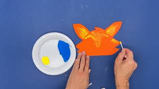 Kids DIY Fox Card Craft by We Craft Box [upl. by Urana]