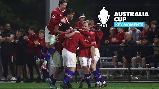 Gold Coast Knights v Devonport City Strikers  Key Moments  Australia Cup 2023 Round of 32 [upl. by Eimor]