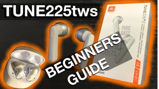 How to use JBL TUNE225tws earbuds Beginners Guide [upl. by Mannie352]