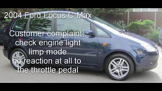 Ford Focus CMax 2004 limp mode codes P2126 and P2127 [upl. by Nawd595]