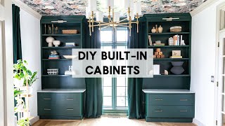 EASY BuiltIn Cabinets How To For Beginners [upl. by Auberon298]