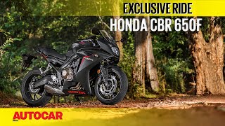 Honda CBR 650F  First Ride  Autocar India [upl. by Taam]