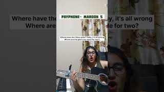 Payphone Maroon 5 Guitar cover payphone guitarcover maroon5 cynthiasarah coversong singer [upl. by Doll]