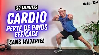 SÉANCE CARDIO À LA MAISON EN 20 MIN 🔥 SANS MATERIEL 🔥 TOUS NIVEAUX [upl. by Risteau567]