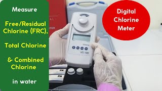 Measurement of Free Residual Total and Combined Chlorine in Water MD 100 Photometer of Lovibond [upl. by Ninos620]