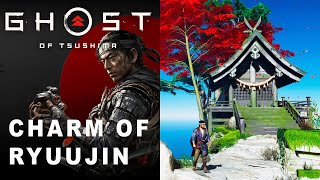 Ghost of Tsushima — Charm of Ryuujin Location Hazy Cliff Shrine [upl. by Ttehr877]