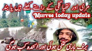 Murree live today weather news Murree to Nathiagali road condition snowfall2025 murree today live [upl. by Zenitram]