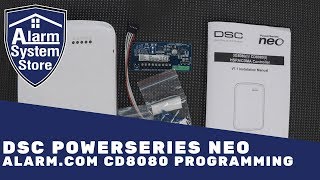 DSC PowerSeries NEO Alarmcom Module Programming  What You Need To Know [upl. by Tiphani65]