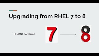 Upgrading the system from RHEL 7 to RHEL 8 using Leapp Super Easy Working solution [upl. by Herrle869]